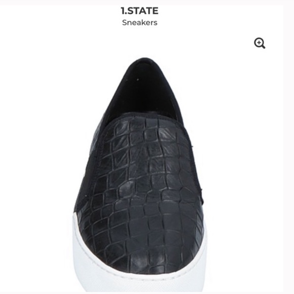 State black croc embossed leather slip on sneakers
1. State - Picture 2 of 9